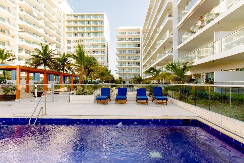 Hermoso Apartamento Con Todas Las Comodidades Acceso Directo A La Playa Morros Epic Sector La Boquilla Cumple Protocolos De Bioseguridad Cartagena Dış mekan fotoğraf