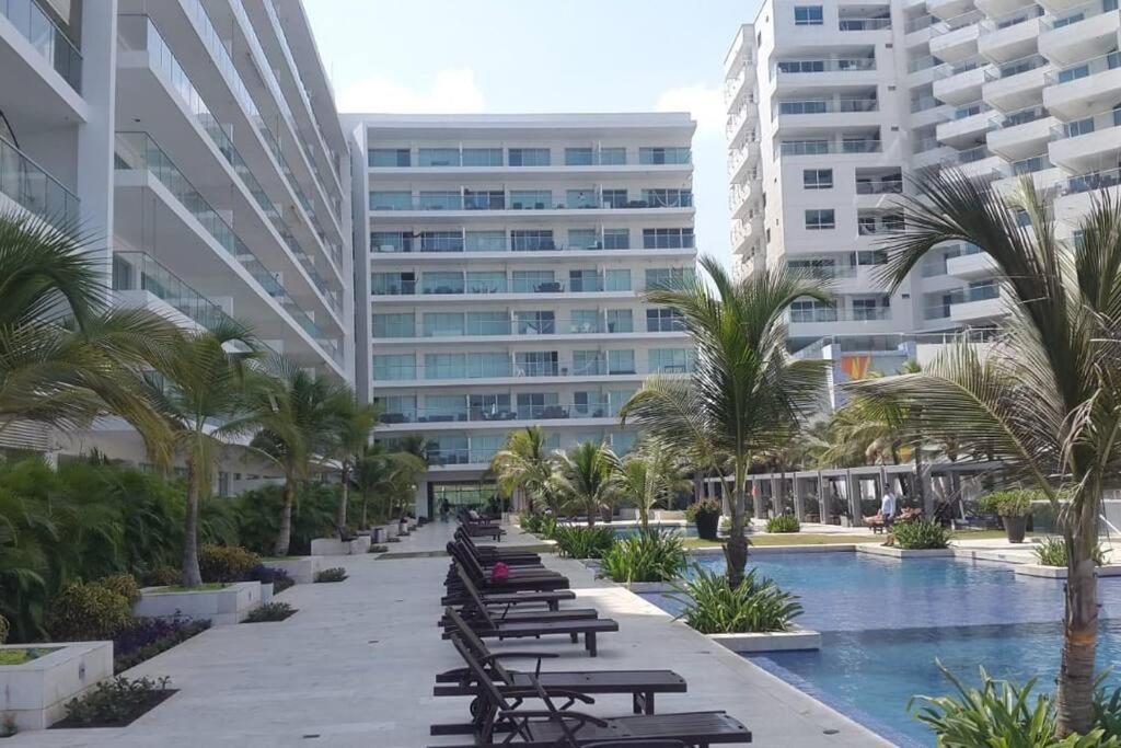 Hermoso Apartamento Con Todas Las Comodidades Acceso Directo A La Playa Morros Epic Sector La Boquilla Cumple Protocolos De Bioseguridad Cartagena Dış mekan fotoğraf