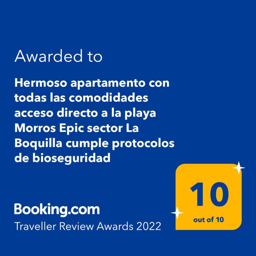 Hermoso Apartamento Con Todas Las Comodidades Acceso Directo A La Playa Morros Epic Sector La Boquilla Cumple Protocolos De Bioseguridad Cartagena Dış mekan fotoğraf